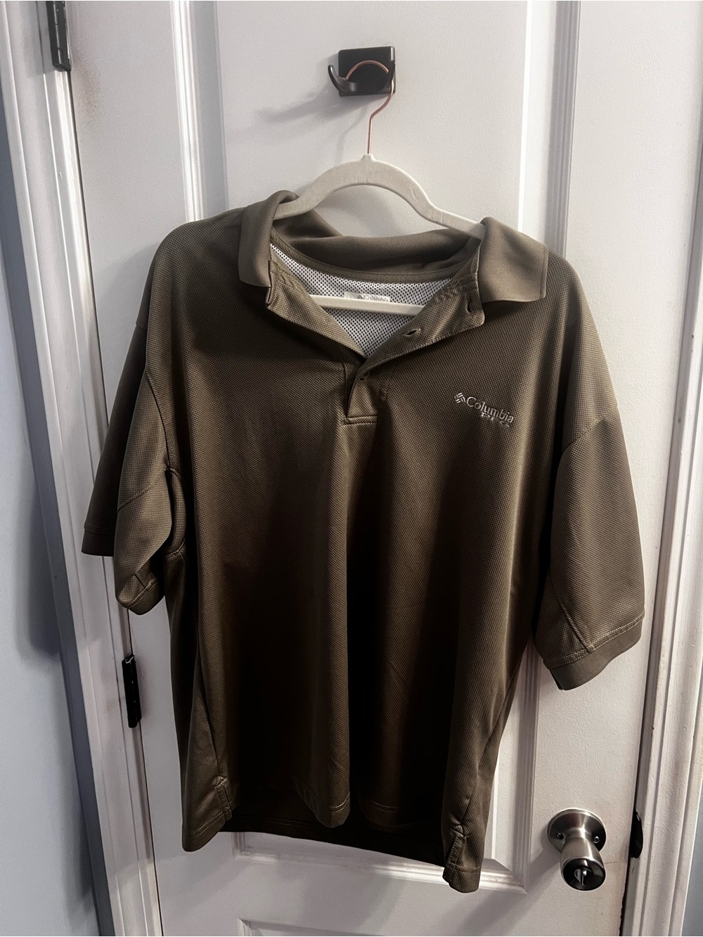 Columbia Men's Olive Polo Performance Shirt